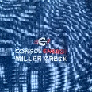Mens Cutter & Buck Consol Energy Coal Mining Miller Creek Polo Shirt XL Dri Fit